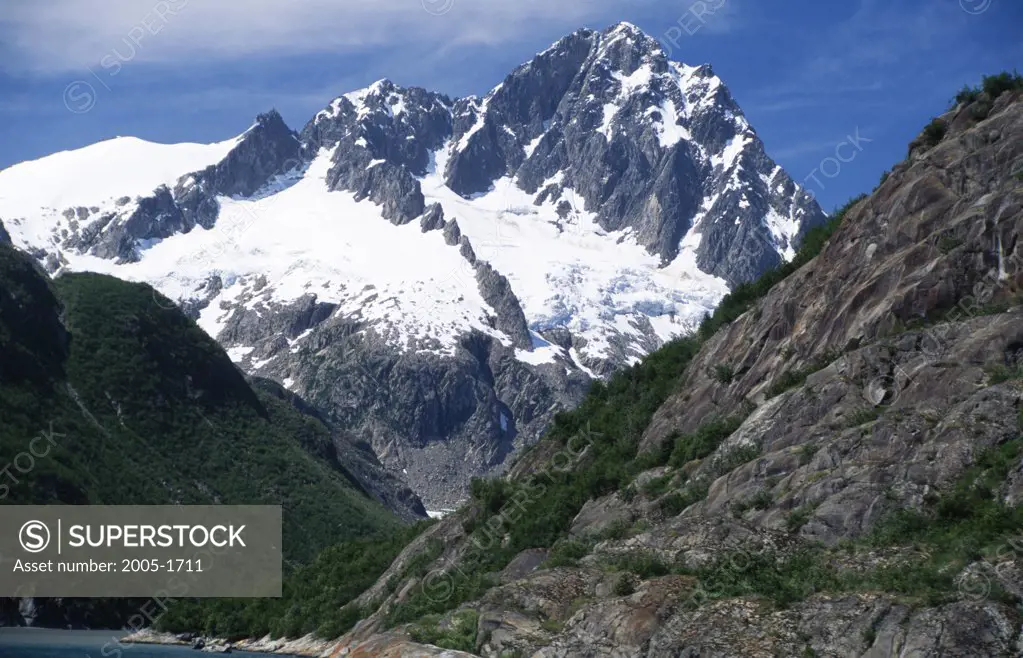 Kenai Mountains Kenai Fjords National Park Alaska USA