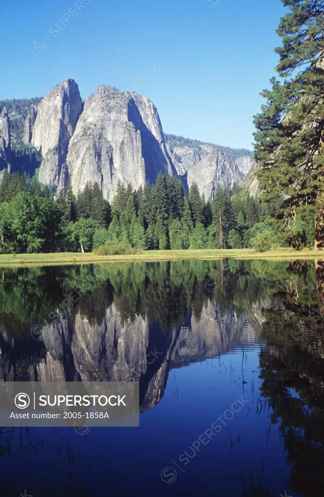 Cathedral Rock Yosemite National Park California USA