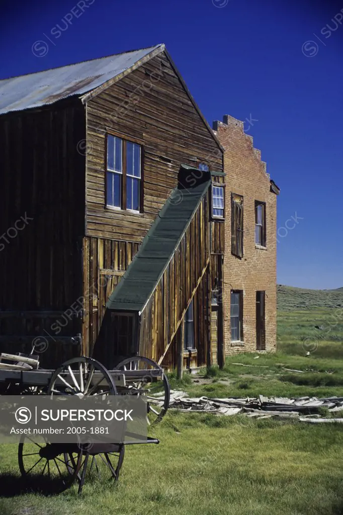 Buildings at Bodie State Historic Park, California, USA
