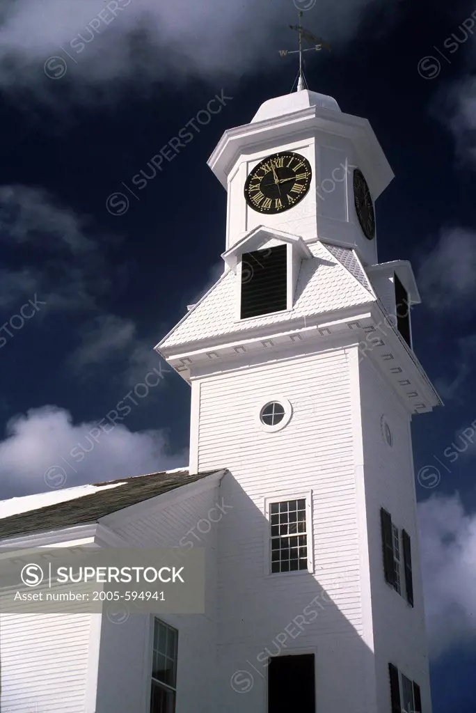 Low angle view of a church, Weston, Windsor County, Vermont, USA