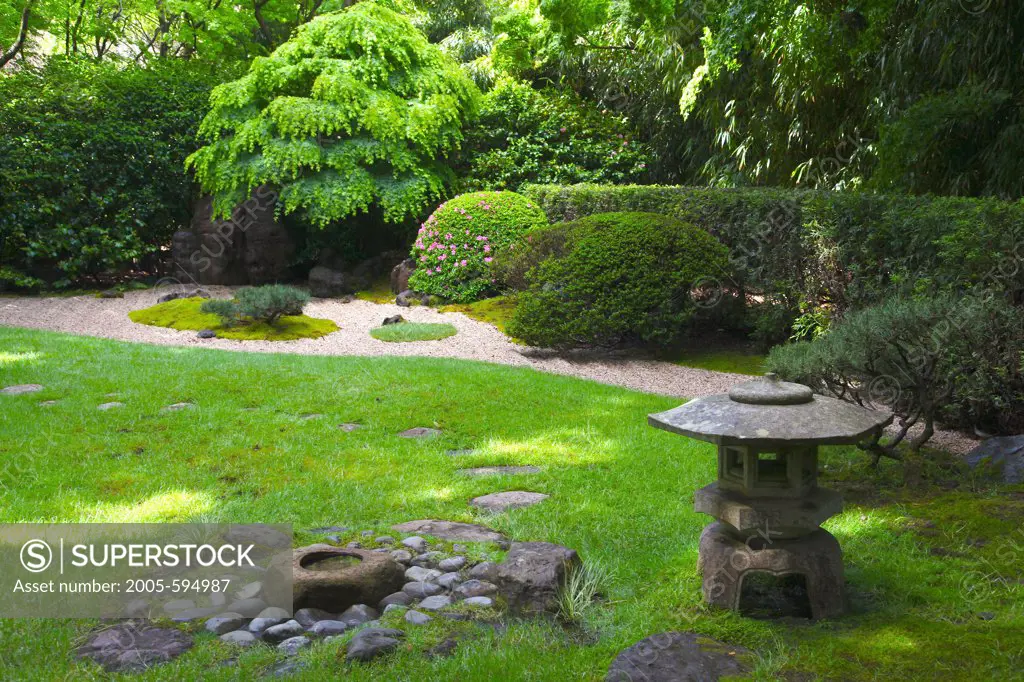 Zen Garden, Japanese Tea Garden, San Francisco, California