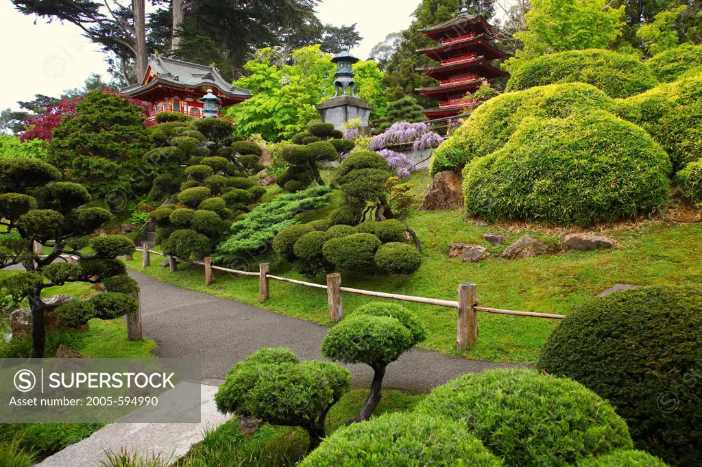 Pagoda, Japanese Tea Garden, San Francisco, California