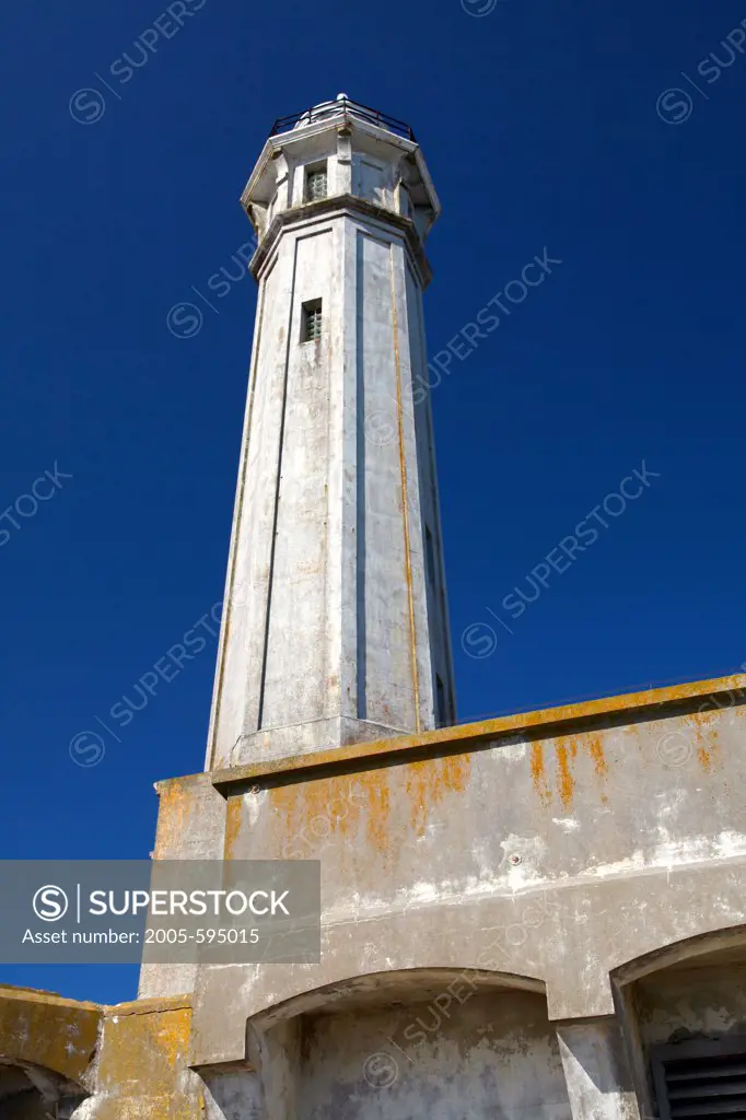 Alacatraz Prison Lighthouse, San Francisco Bay, California