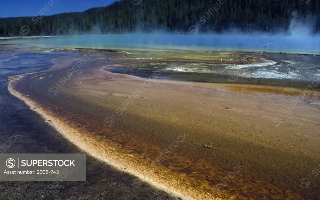Grand Prismatic Spring Yellowstone National Park Wyoming USA
