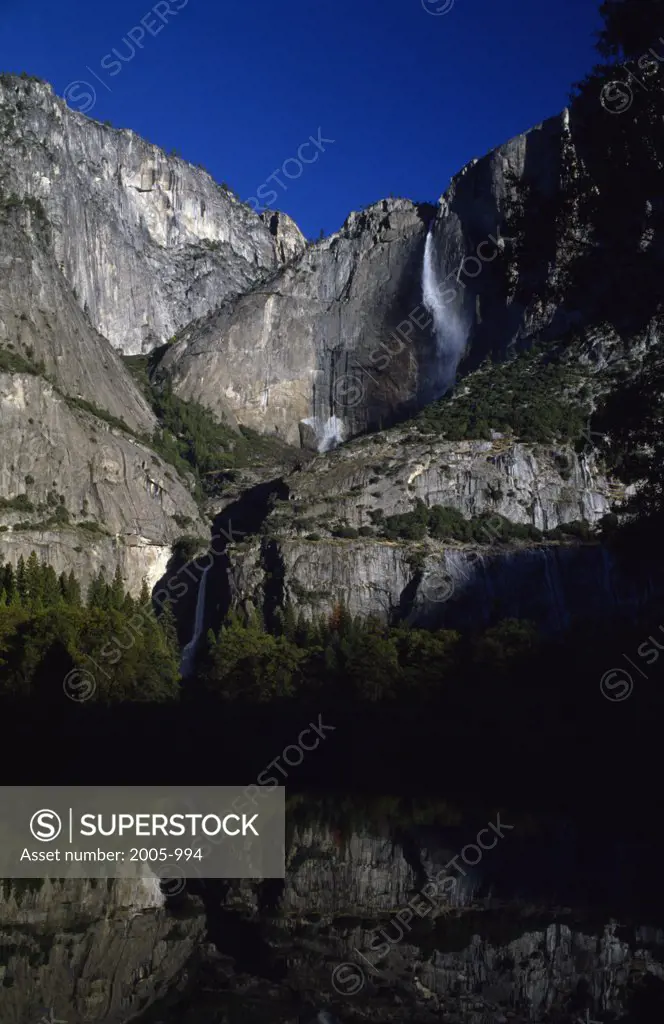 Yosemite Falls Merced River Yosemite National Park California, USA