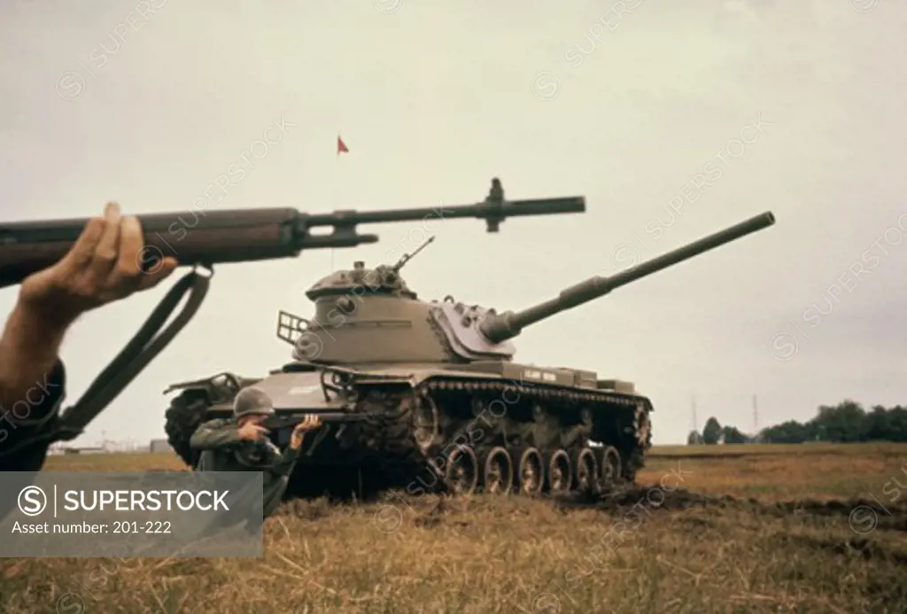 M-14 Rifle M60 Tank