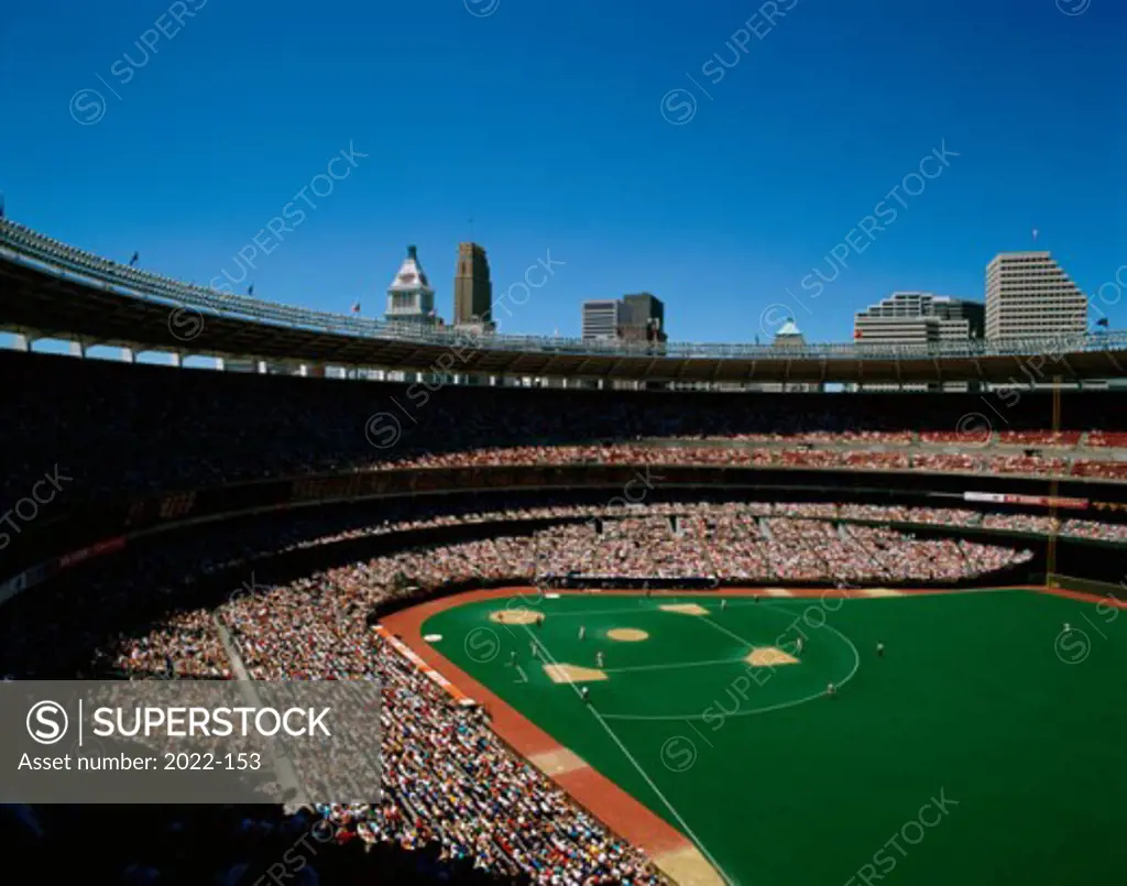 People at the Riverfront Stadium, Cincinnati, Ohio, USA