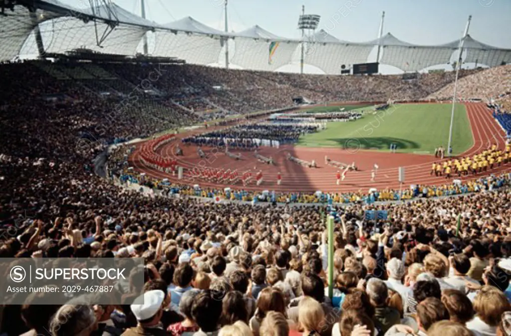 Opening Ceremony Olympic Stadium Munich Germany
