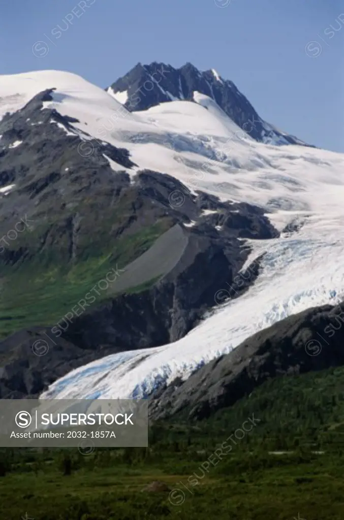 Worthington Glacier Valdez Alaska USA