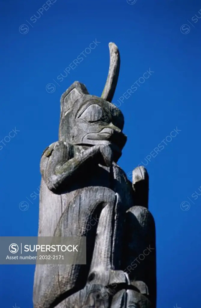 Totem Pole Kispiox British Columbia Canada