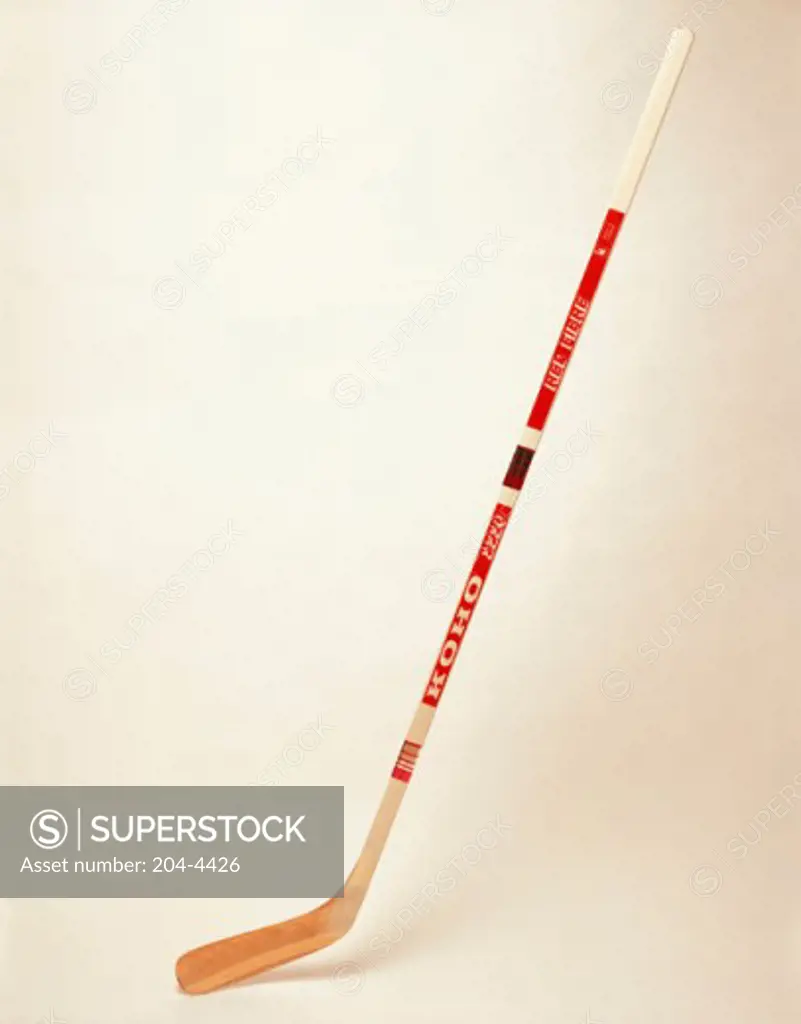 Close-up of an ice hockey stick
