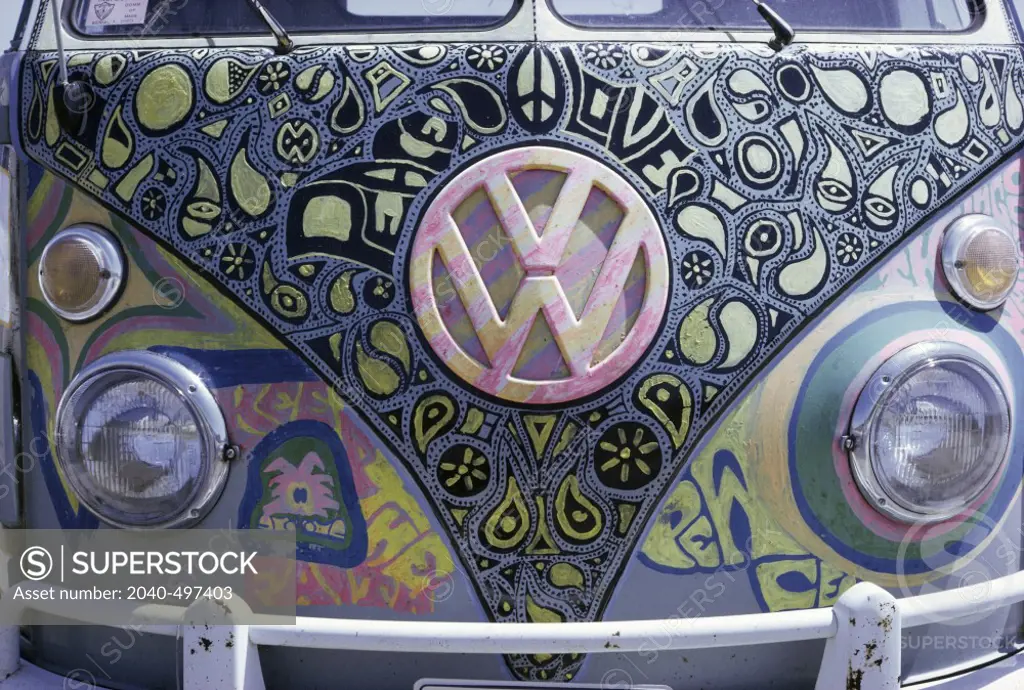 Painted Front of VW Wagon