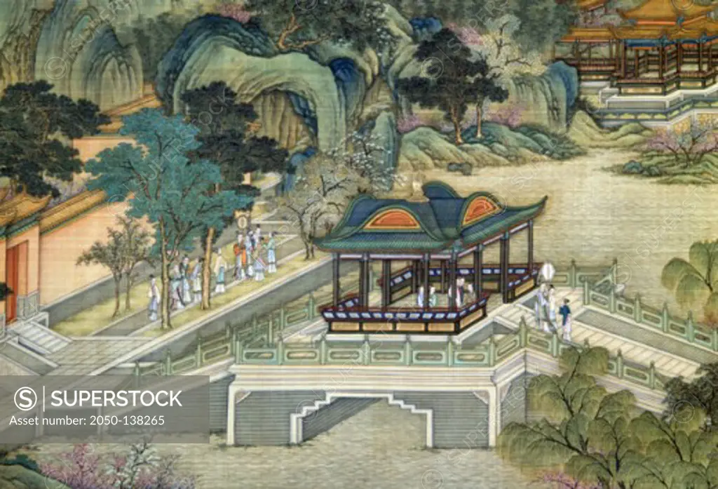 Spring Morning In The Palace Of Han (Detail) Chinese Art