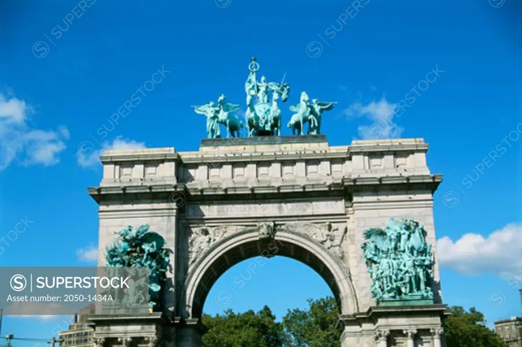 Soldiers and Sailors Memorial Arch Grand Army Plaza Brooklyn New York City USA