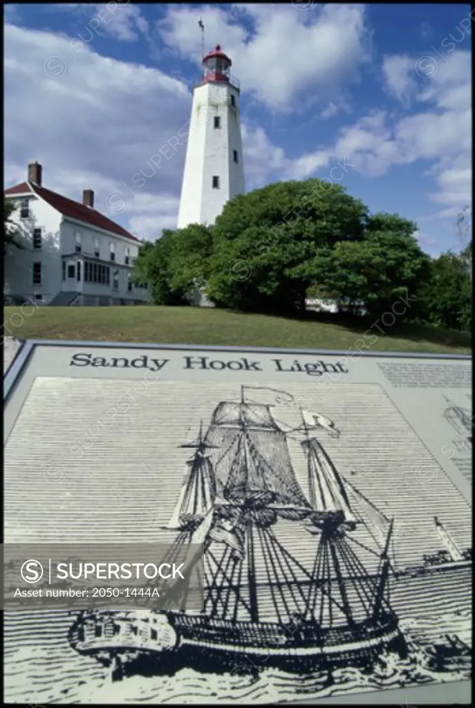 Sandy Hook Lighthouse Gateway National Recreation Area New Jersey USA