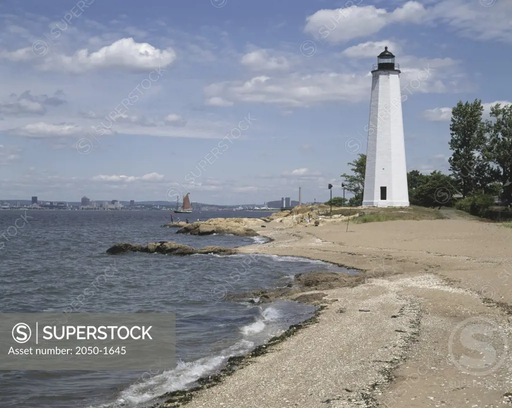 Five Mile Point Lighthouse New Haven Connecticut USA