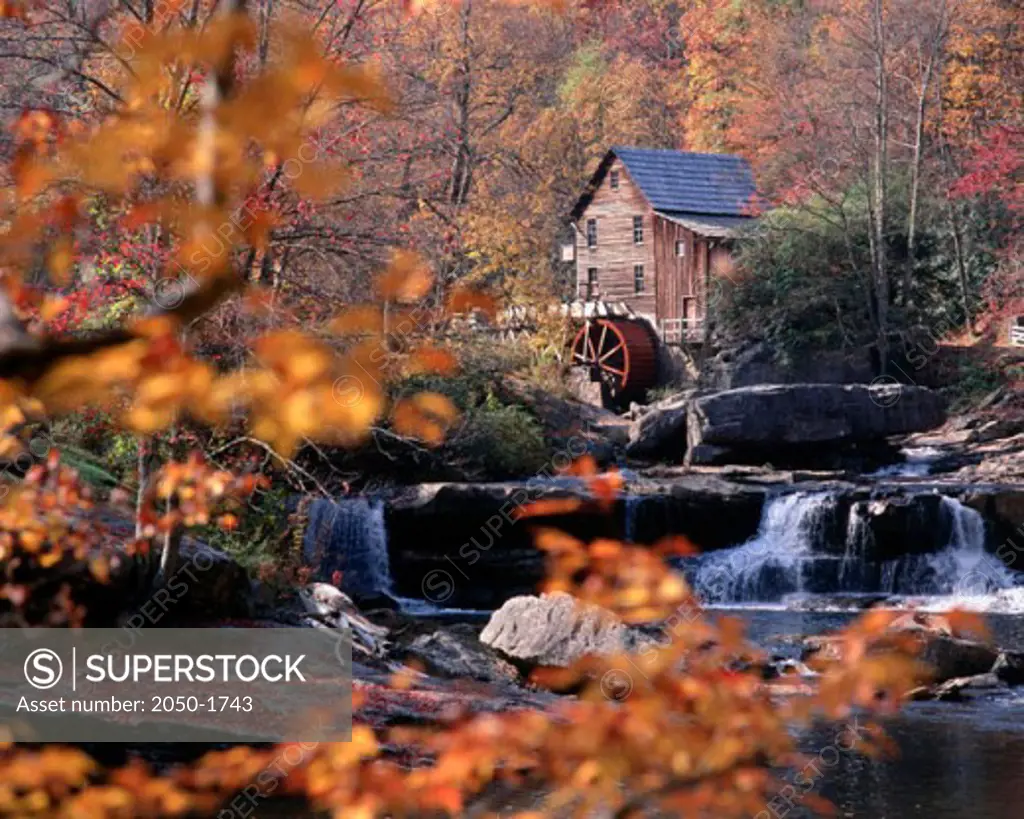 Glade Creek Grist Mill Babcock State Park West Virginia USA