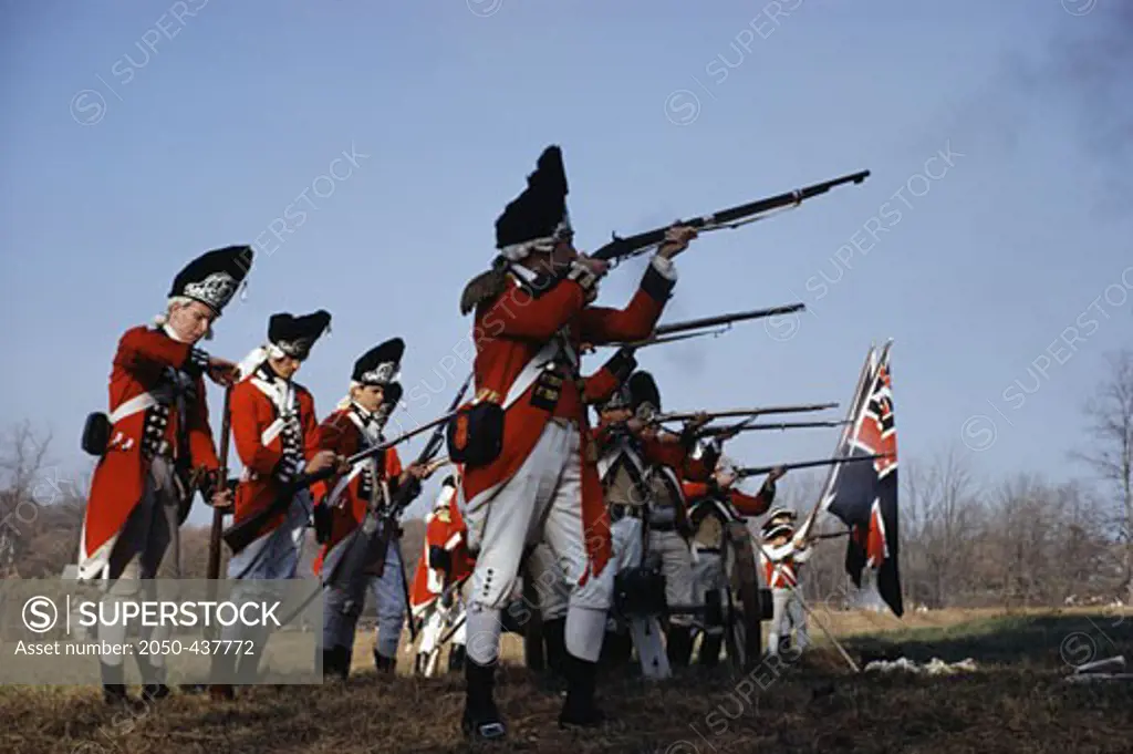 Battle of White Plains Reenactment (October 28, 1776) White Plains New York USA