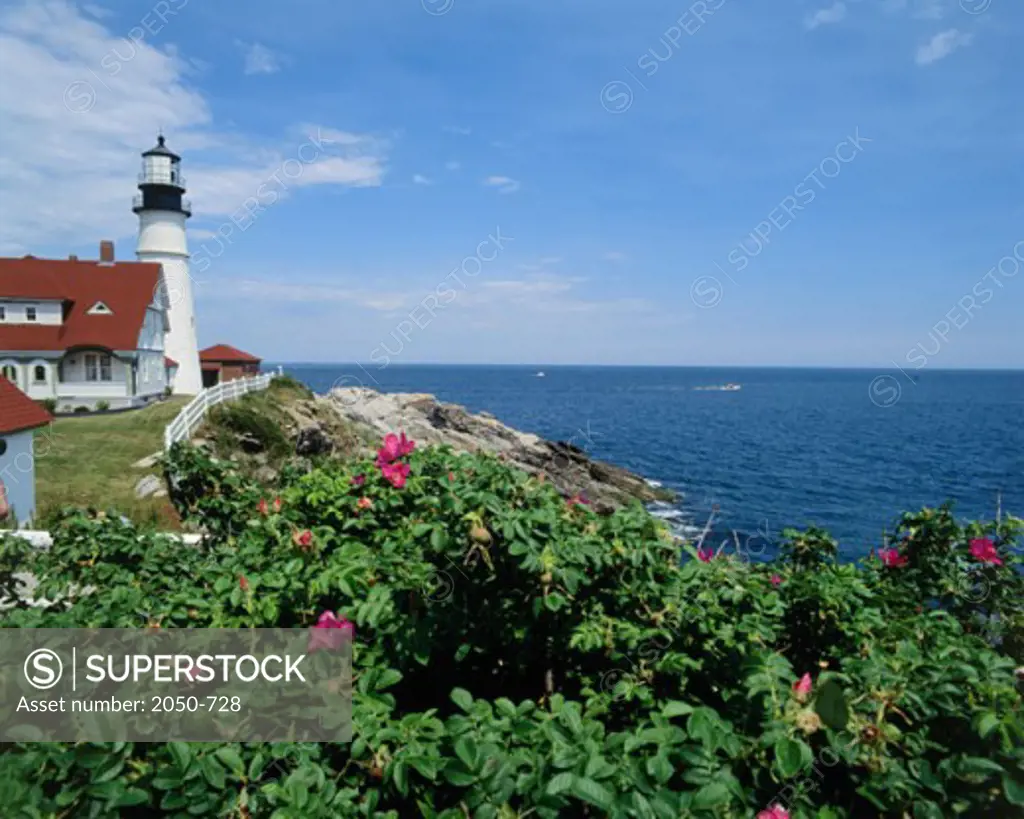 Portland Head Lighthouse Cape Elizabeth Maine  USA