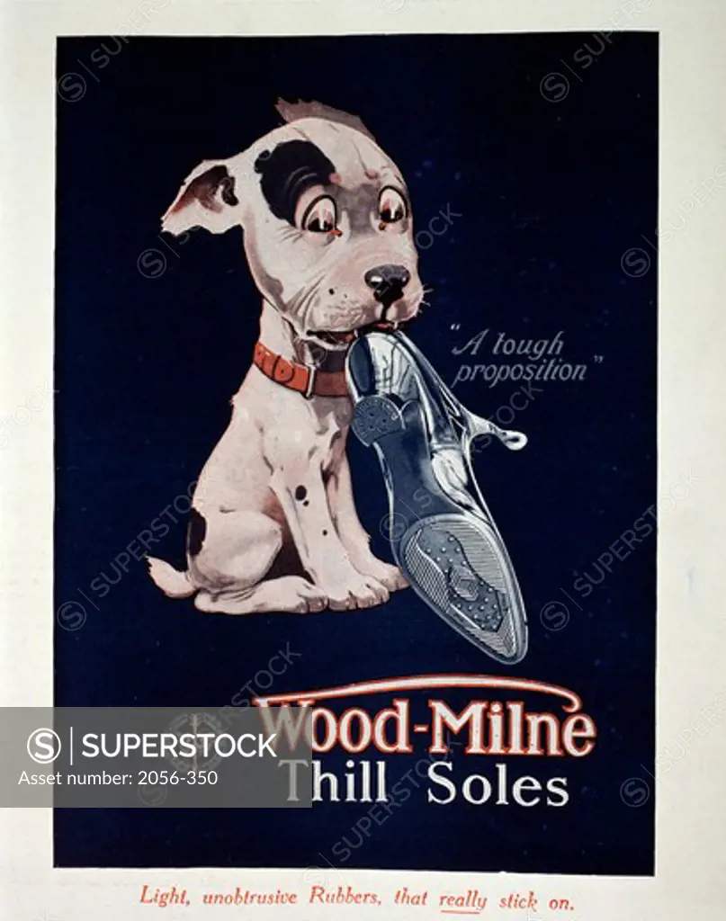 Wood-Milne shoe advert, Nostalgia Cards
