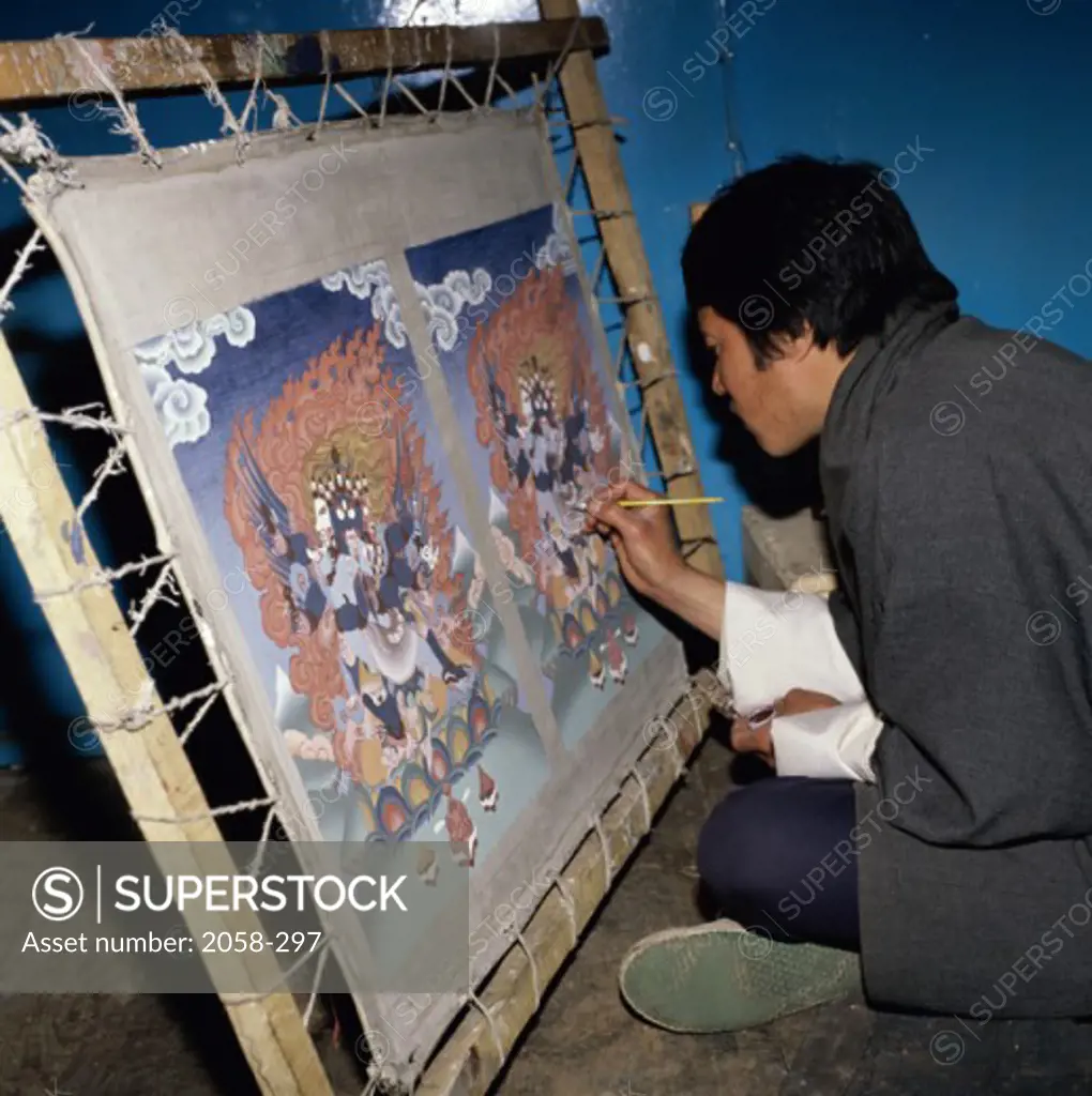 Thangka Artist Thimphu Bhutan