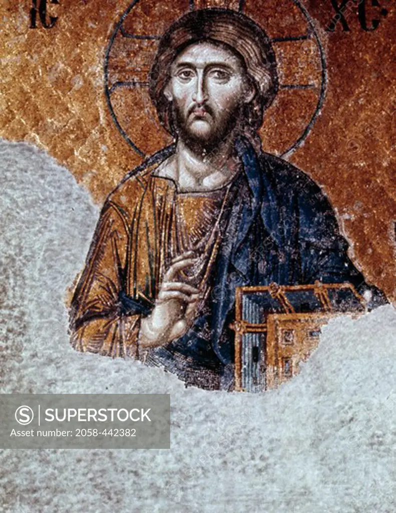 Mosaic of Jesus,  Turkey,  Istanbul,  Hagia Sophia church