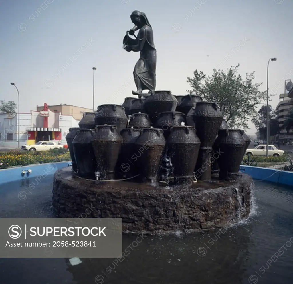 Ali Baba Fountain Baghdad Iraq