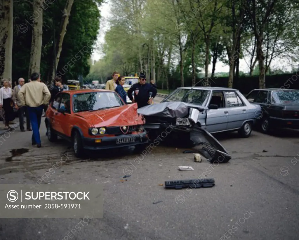 Traffic Accident Paris France