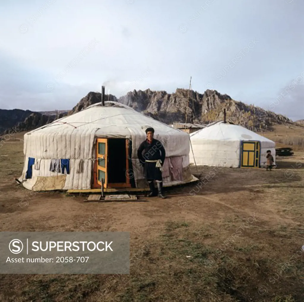 Mongolian Nomads Terelj Valley Mongolia