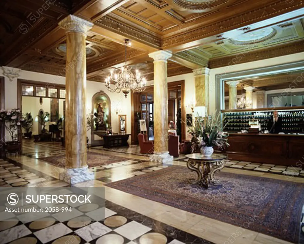 Lobby Hotel Excelsior Florence Italy