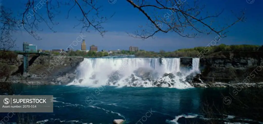 Panoramic view of Niagara Falls, Ontario, Canada