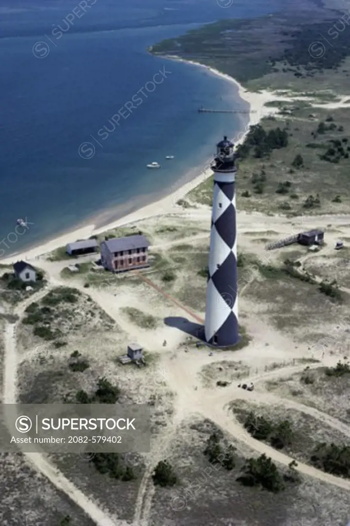 Cape Lookout Lighthouse Cape Lookout National Seashore North Carolina USA