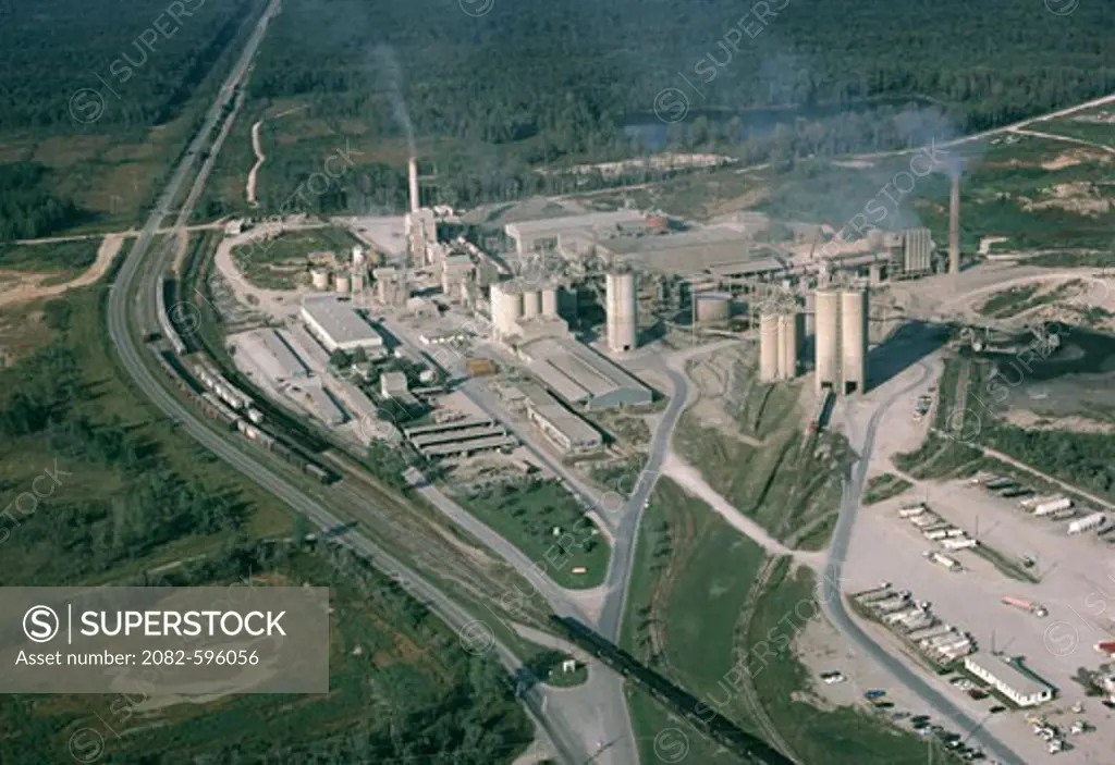 Cement Manufacturing Plant near Holly Hill South Carolina USA