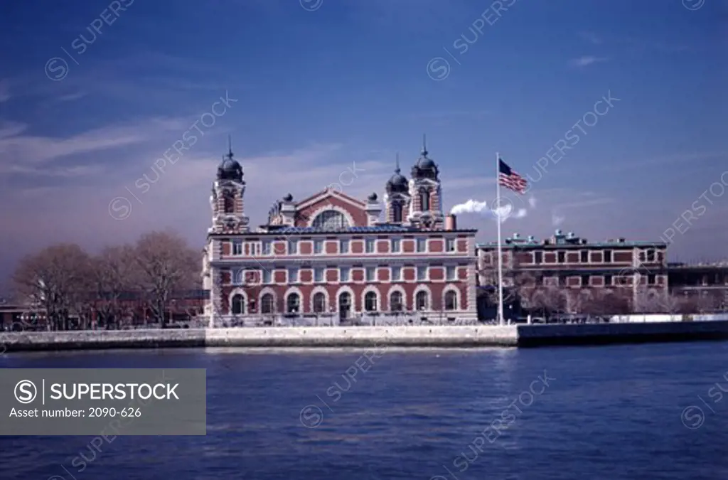 Museum on the waterfront, Ellis Island Immigration Museum, Ellis Island National Monument, New York City, New York, USA