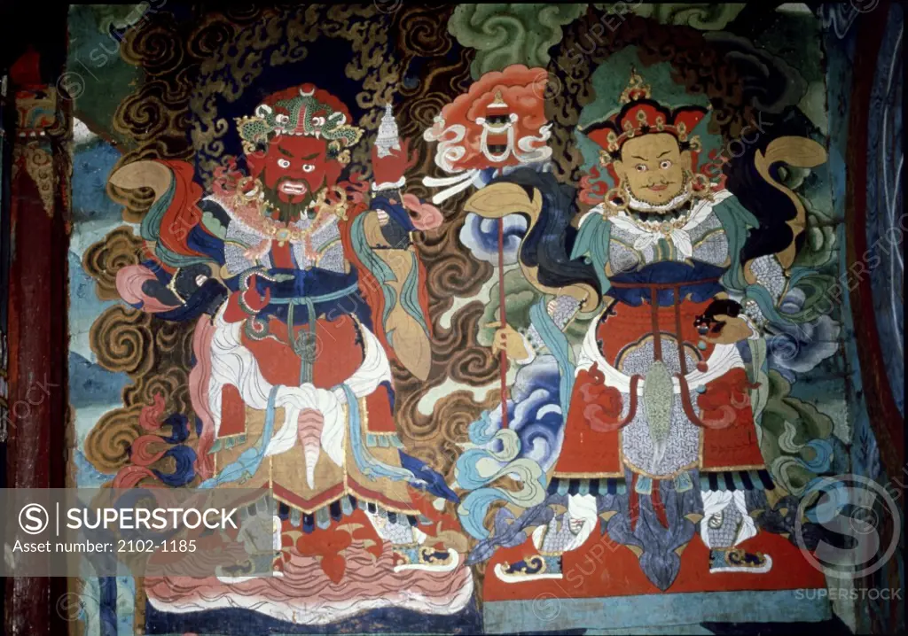 Mandala in Rinchepung Dzong, Parlo, Bhutan Artist Unknown Asian 