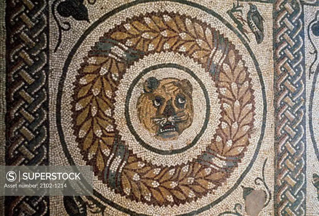 Animal Depiction 2nd-4th C. A.D. Artist Unknown Mosaic Villa Romana del Casale, Piazza Armerina, Sicily, Italy