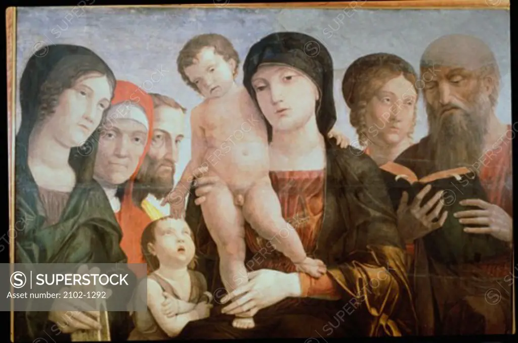 Sacred Conversation  Andrea Mantegna (1431-1506 Italian) Galleria Sabauda, Torino, Italy