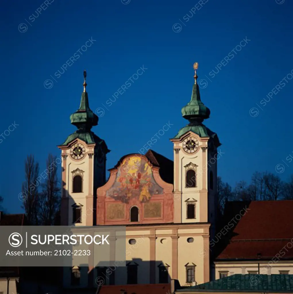 Facade of St. Michael Church, Steyr, Austria