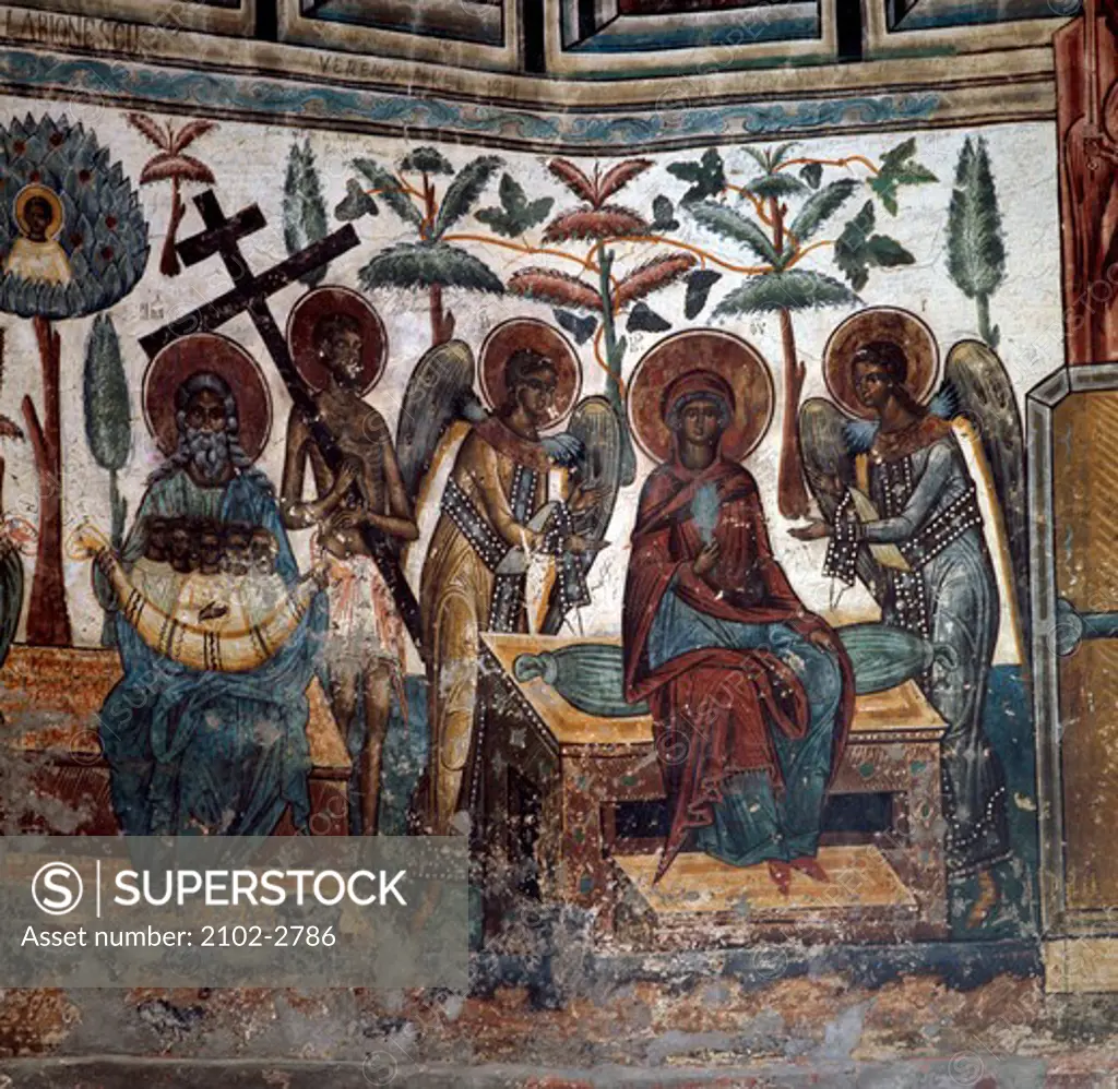 Religious Scene, fresco, 15th-16th Century, Romania, Voronet Monastery