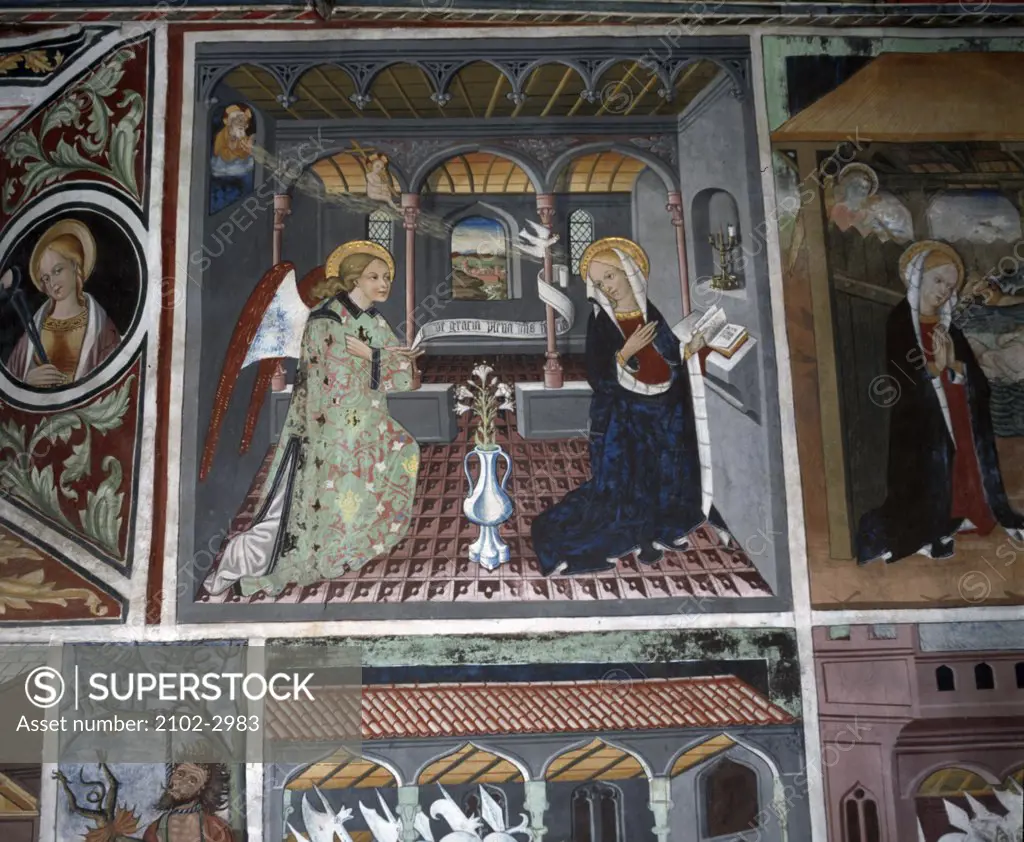 Annunciation,  fresco