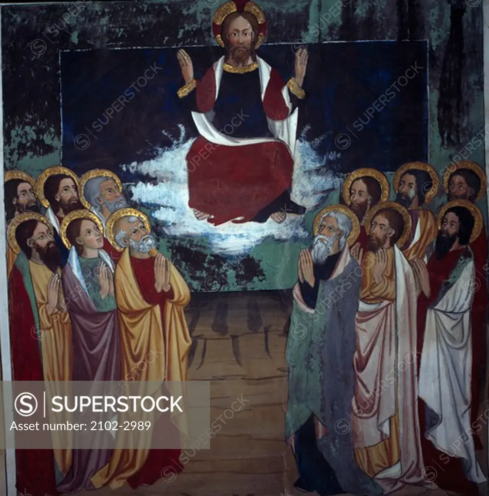 Ascension of Christ,  fresco
