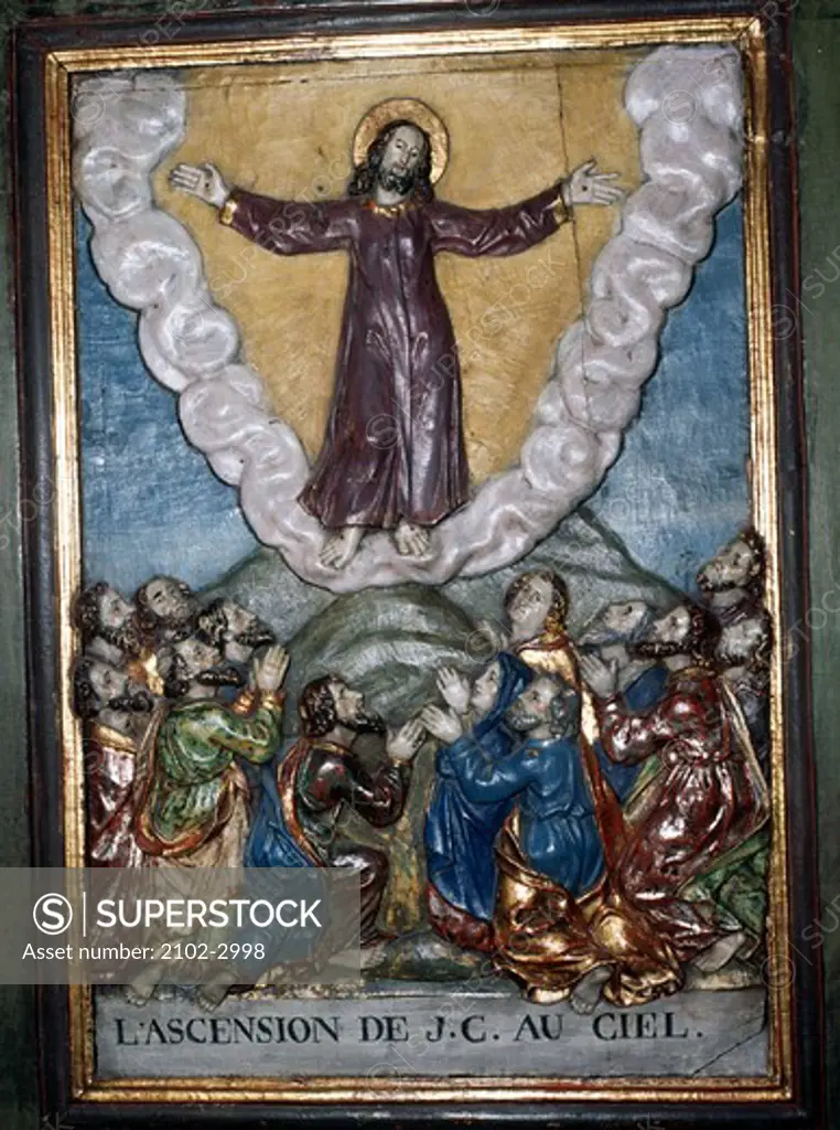 France,  Lanslevillard,  St. Sebastien Chapel,  Ascension of Jesus Christ