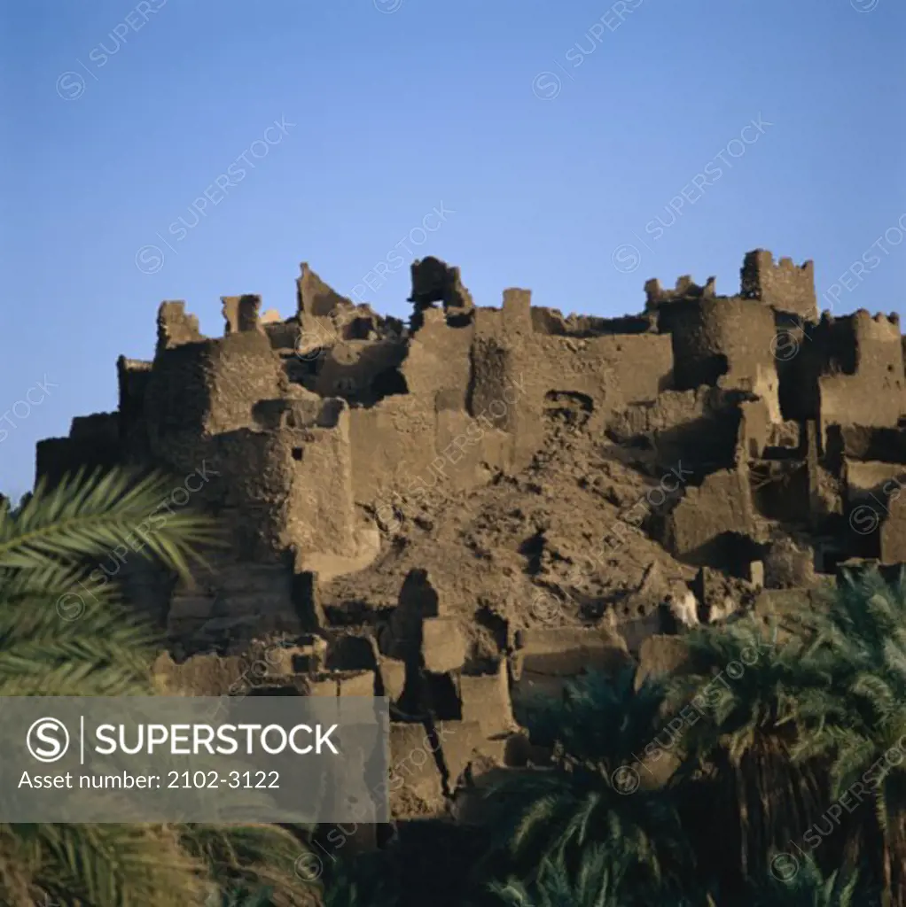 Ruins of a building, Tenere Desert, Djado, Niger