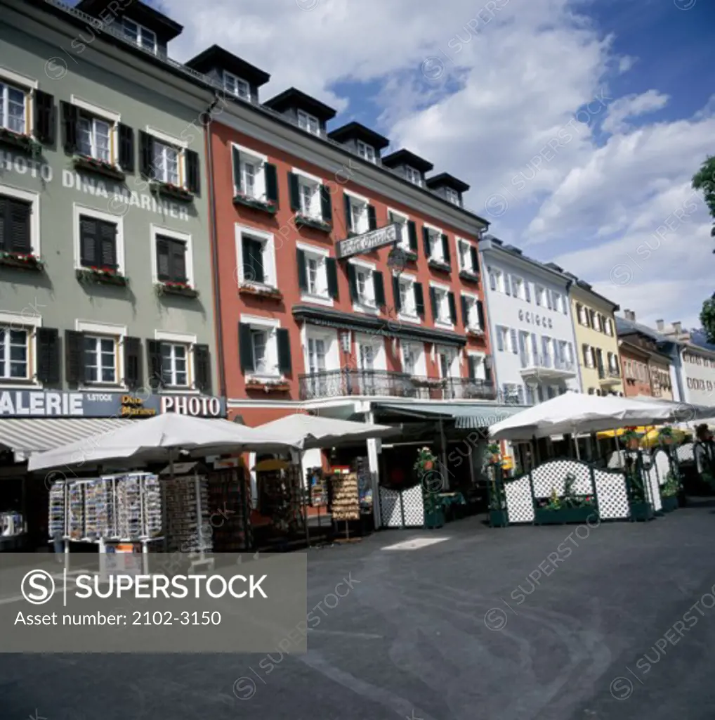Stalls in a market, Lienz, Austria
