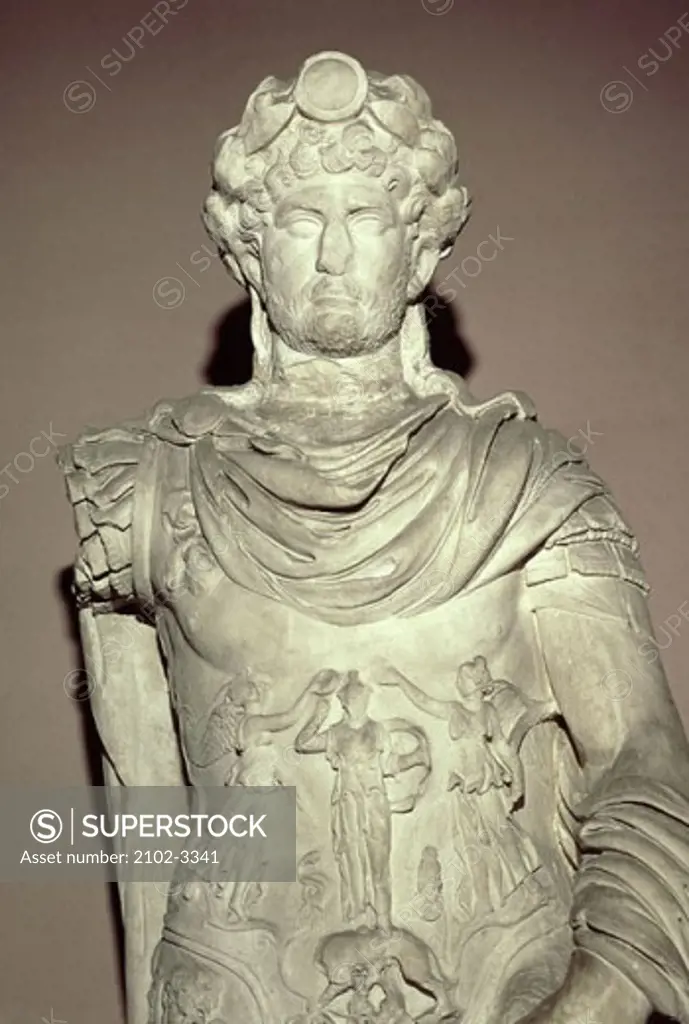Roman Emperor Adriano Artist Unknown Archaeological Museum Istanbul, Turkey