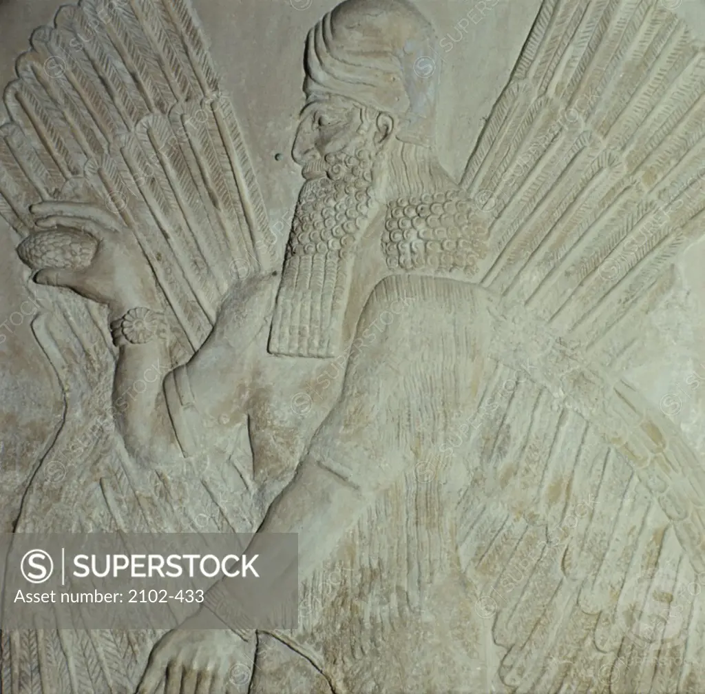 ASSYRIAN KING/ASSYRIA, MESOPOTAMIA RELIEF ANCIENT NEAR EAST d Museum of Baghdad, Baghdad, Iraq 