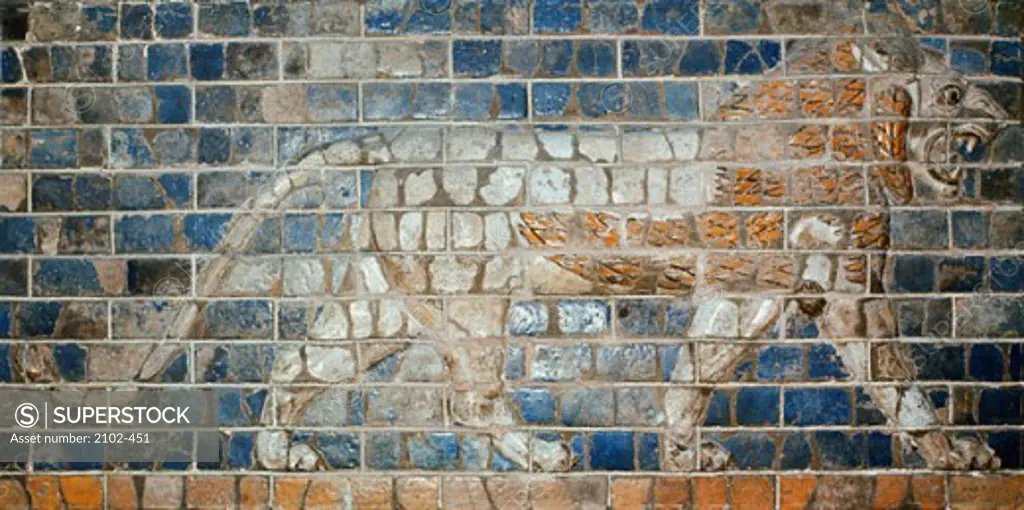 Lion From Ishtar Gate, Babylon  Ancient Near East(- ) Glazed Brick Iraq National Museum, Baghdad, Iraq 