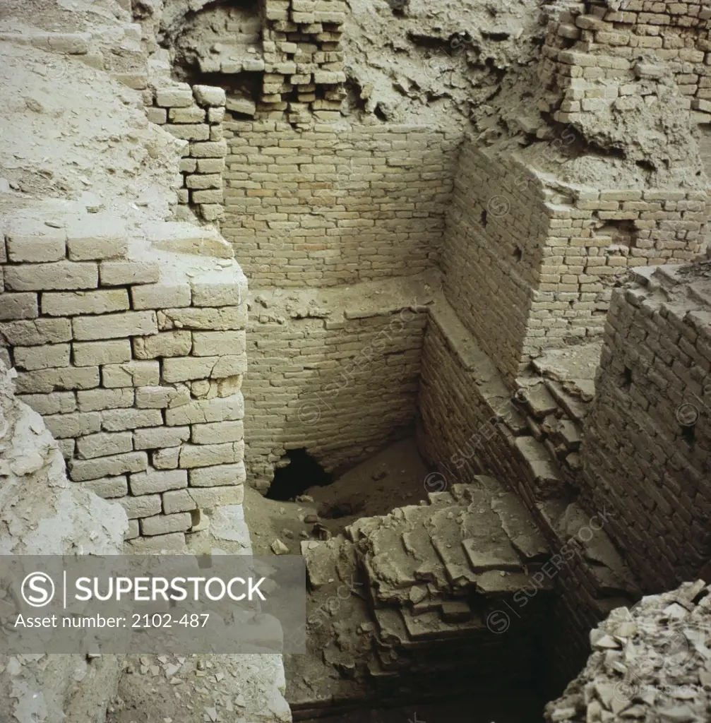Sumerian Palace Ruins Ur Iraq