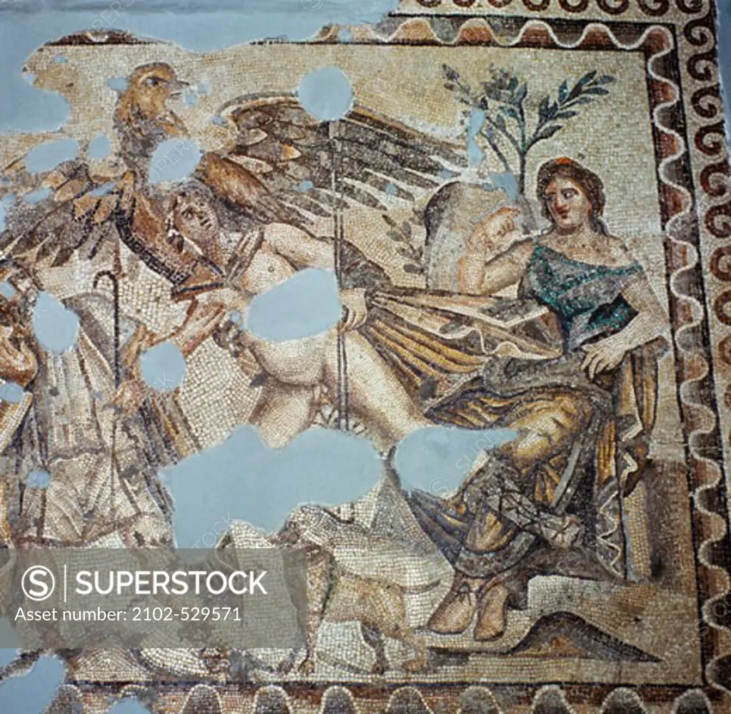Ganymede  Artist Unknown Mosaic
