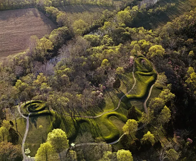 Serpent Mound State Memorial Locust Grove Ohio USA